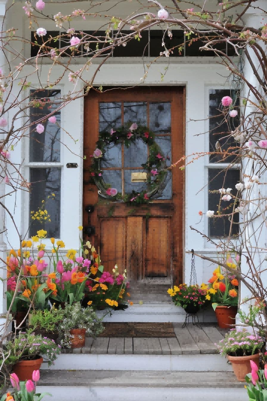 Then Tackle the Door for Spring Porch Decor 1709920138 3