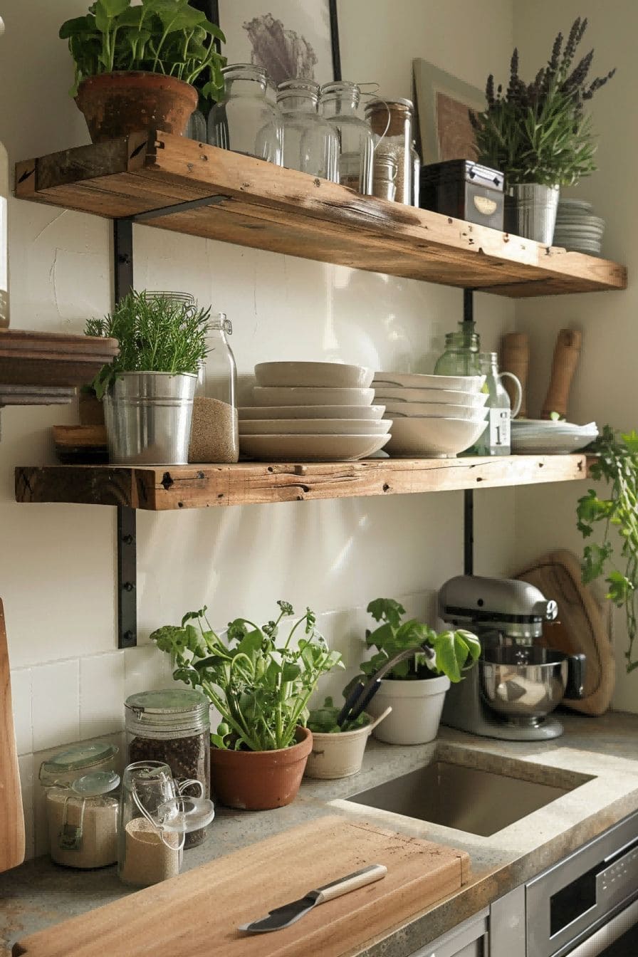 Tiny Space Gets Big Impact Open Shelving 1710420545 2