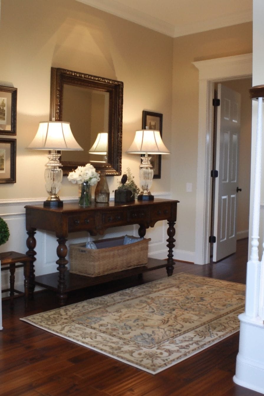 Traditional Style Entryway For Entryway Table Decor I 1711635505 1