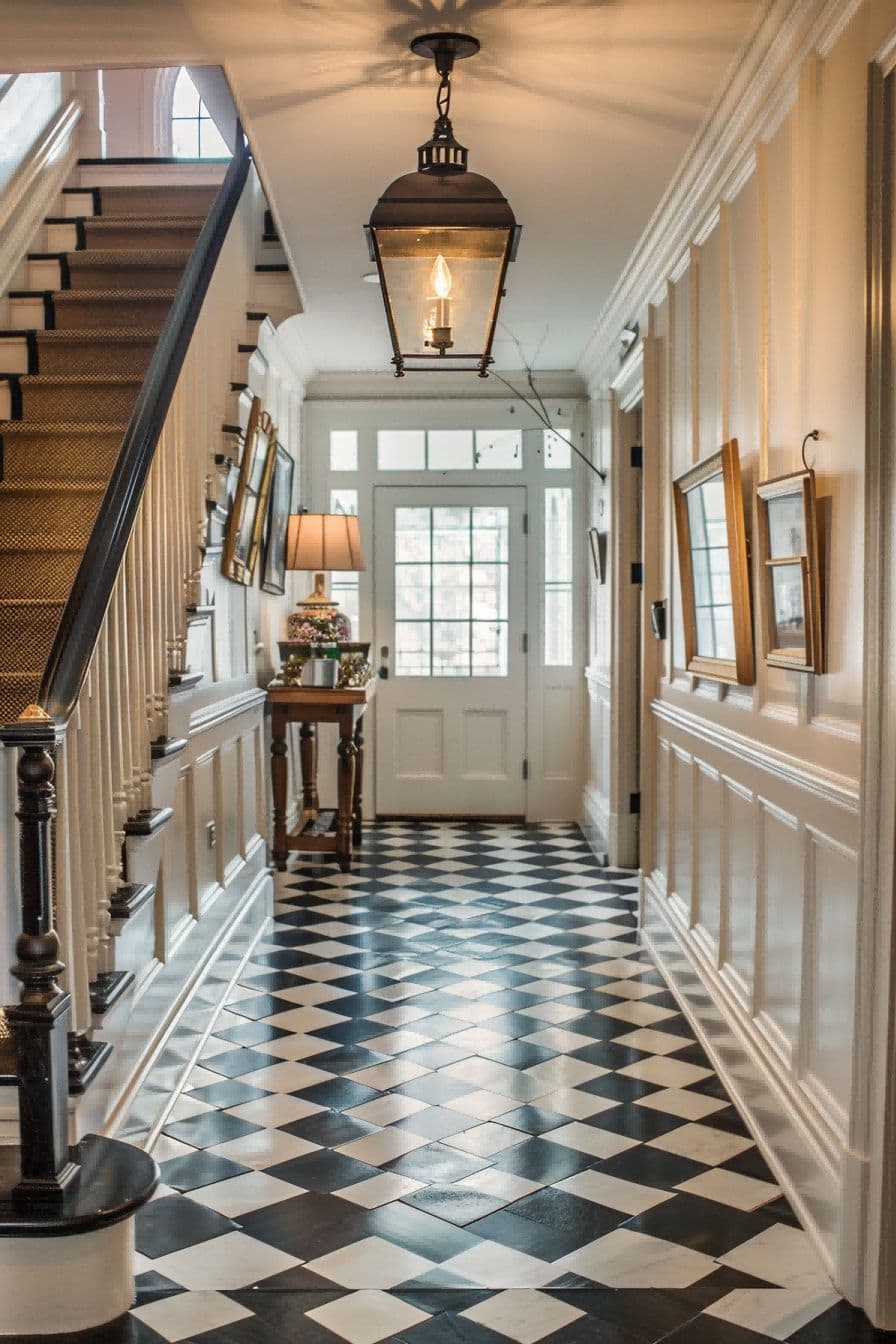 Try Checkered Flooring for Entryway Decor 1710752631 3