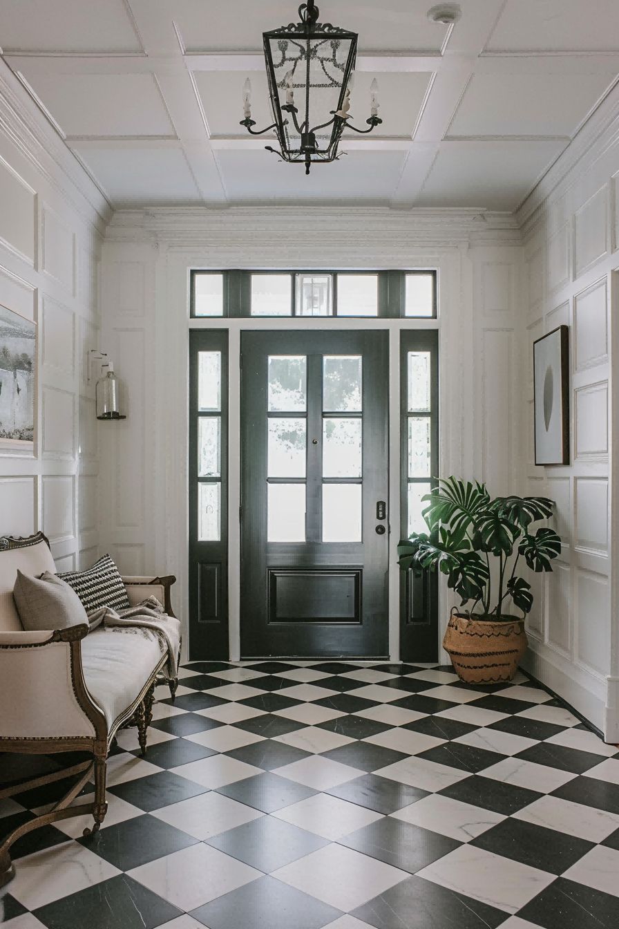 Try Checkered Flooring for Entryway Decor 1710752631 4