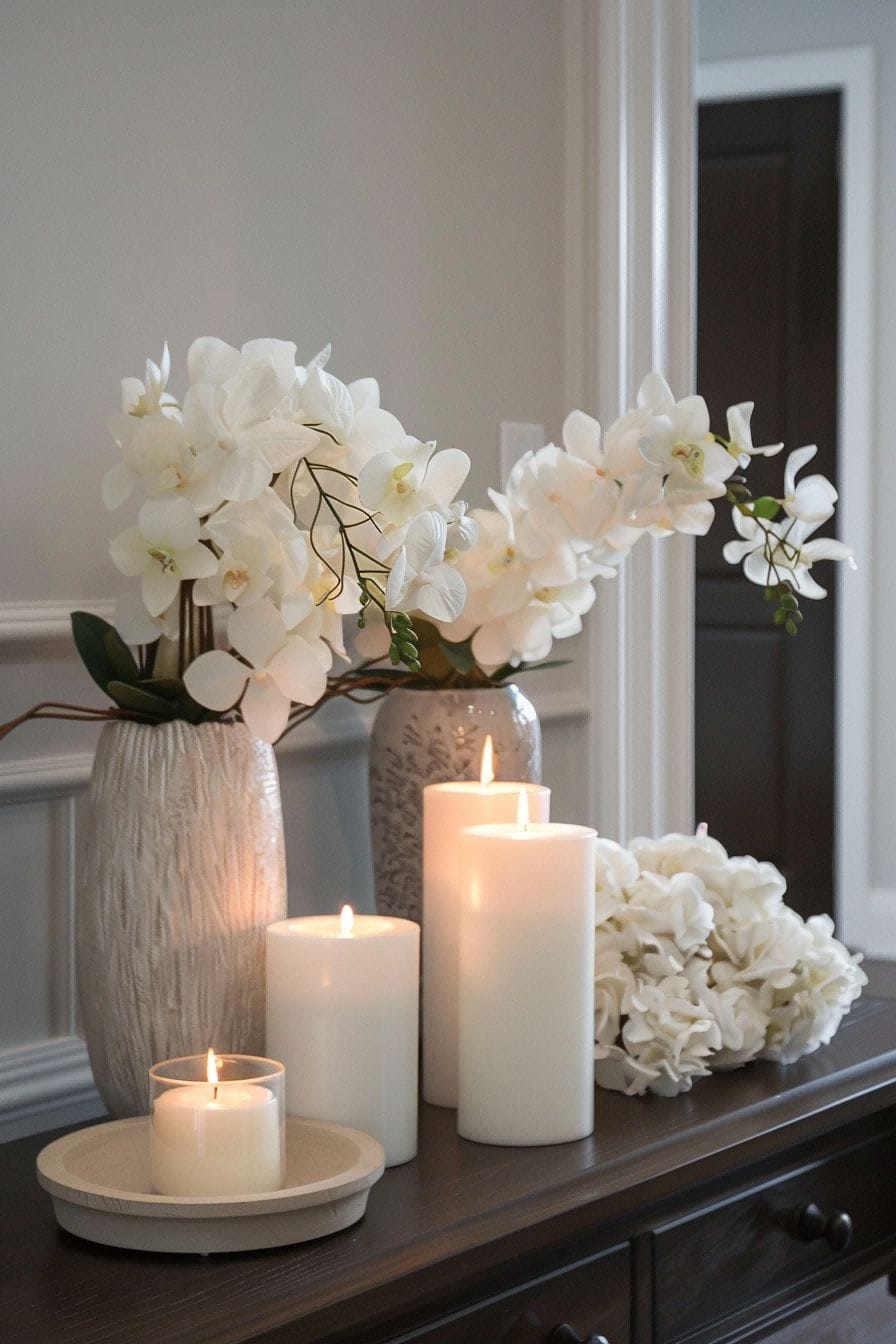 Try This Candle Approach For Entryway Table Decor Ide 1711645411 4