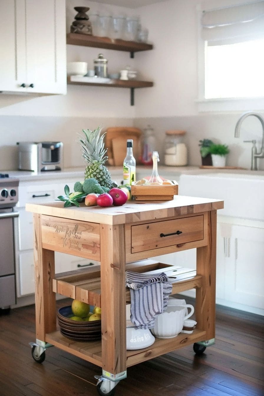 Try a Mobile Kitchen Island For Apartment Decorating 1711356826 2