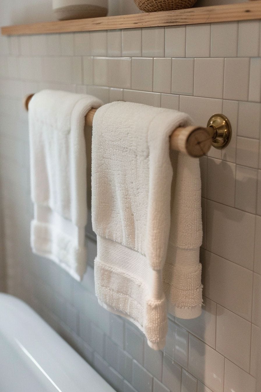 Try an atypical towel rack For Small Bathroom Decor I 1711256137 1