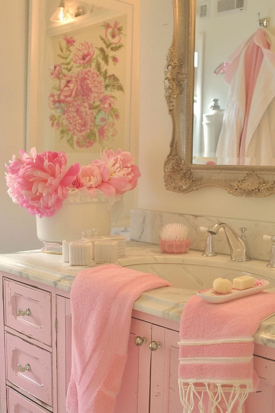 Updated Apartment Bathroom for Girly Apartment decor 1710989633 1