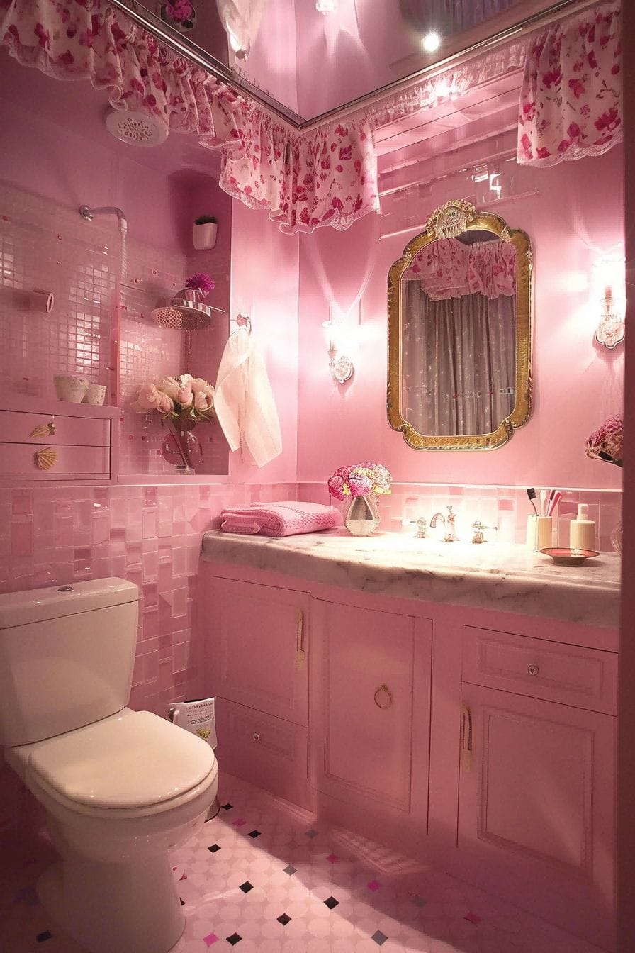 Updated Apartment Bathroom for Girly Apartment decor 1710989633 2