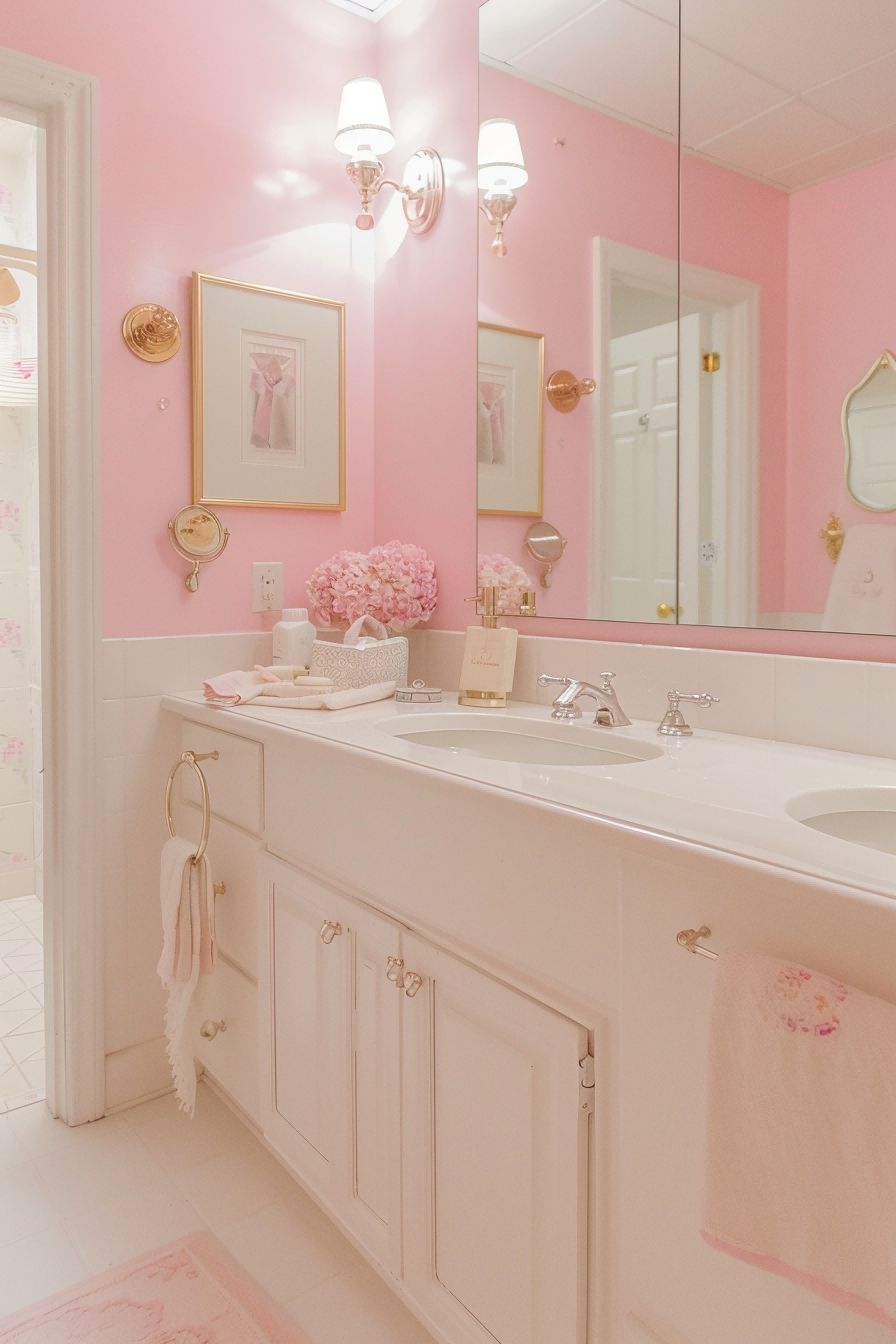 Updated Apartment Bathroom for Girly Apartment decor 1710989633 3