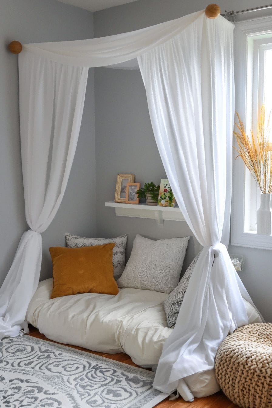 Use a Canopy for Reading Nook Ideas 1711184440 3