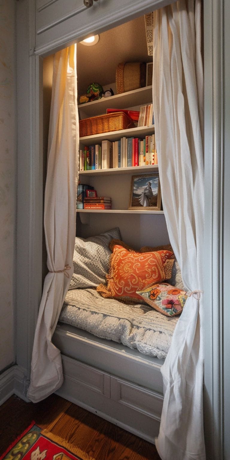 Use a Closet for Reading Nook Ideas 1711157836 2