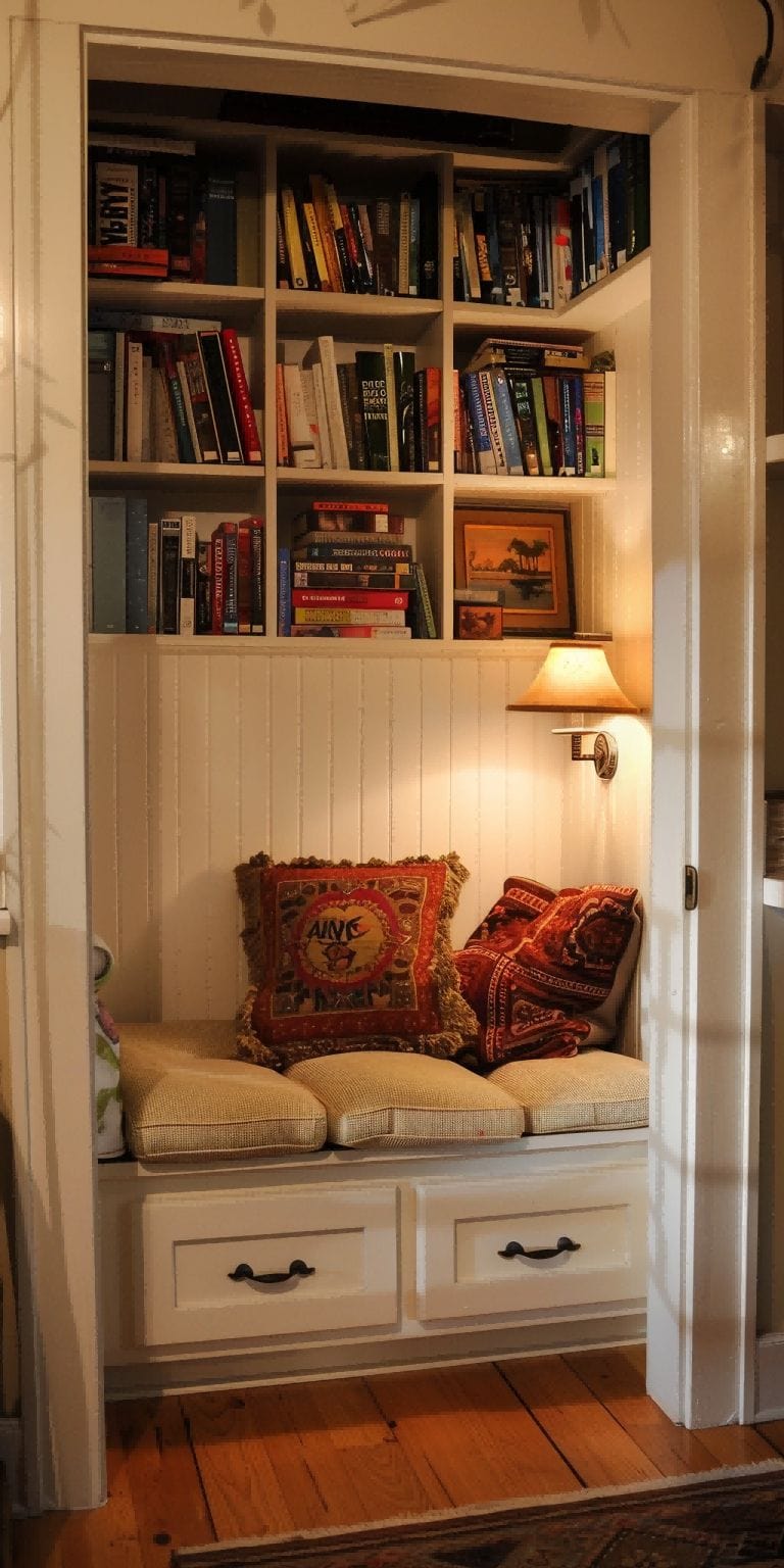 Use a Closet for Reading Nook Ideas 1711157836 3