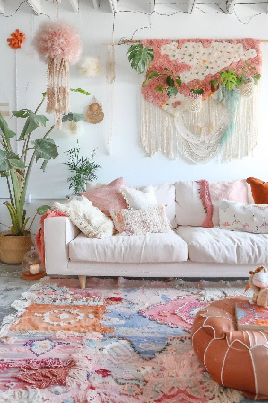 Use a pastel palette For Boho Living Room Ideas 1711338155 1
