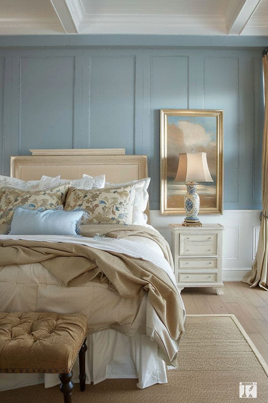 Watercolor Blue Sandy White for Bedroom Color Scheme 1711194964 2