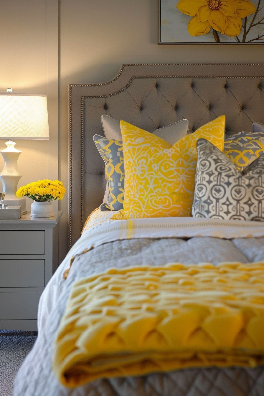 Yellow and Gray for Bedroom Color Schemes 1711183310 2