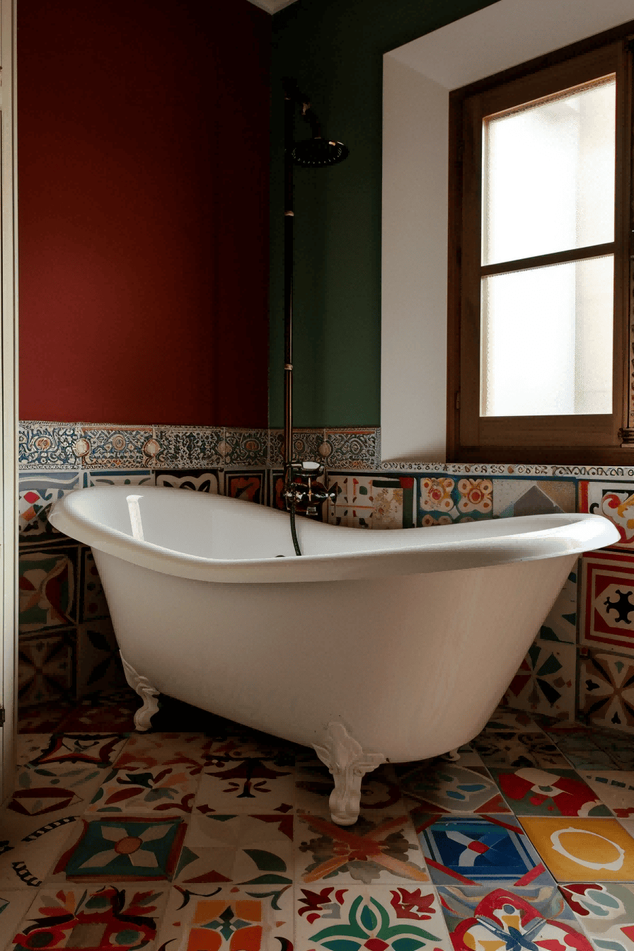 Add a Pop of Color For Bathroom Tile Ideas 1714052994 2