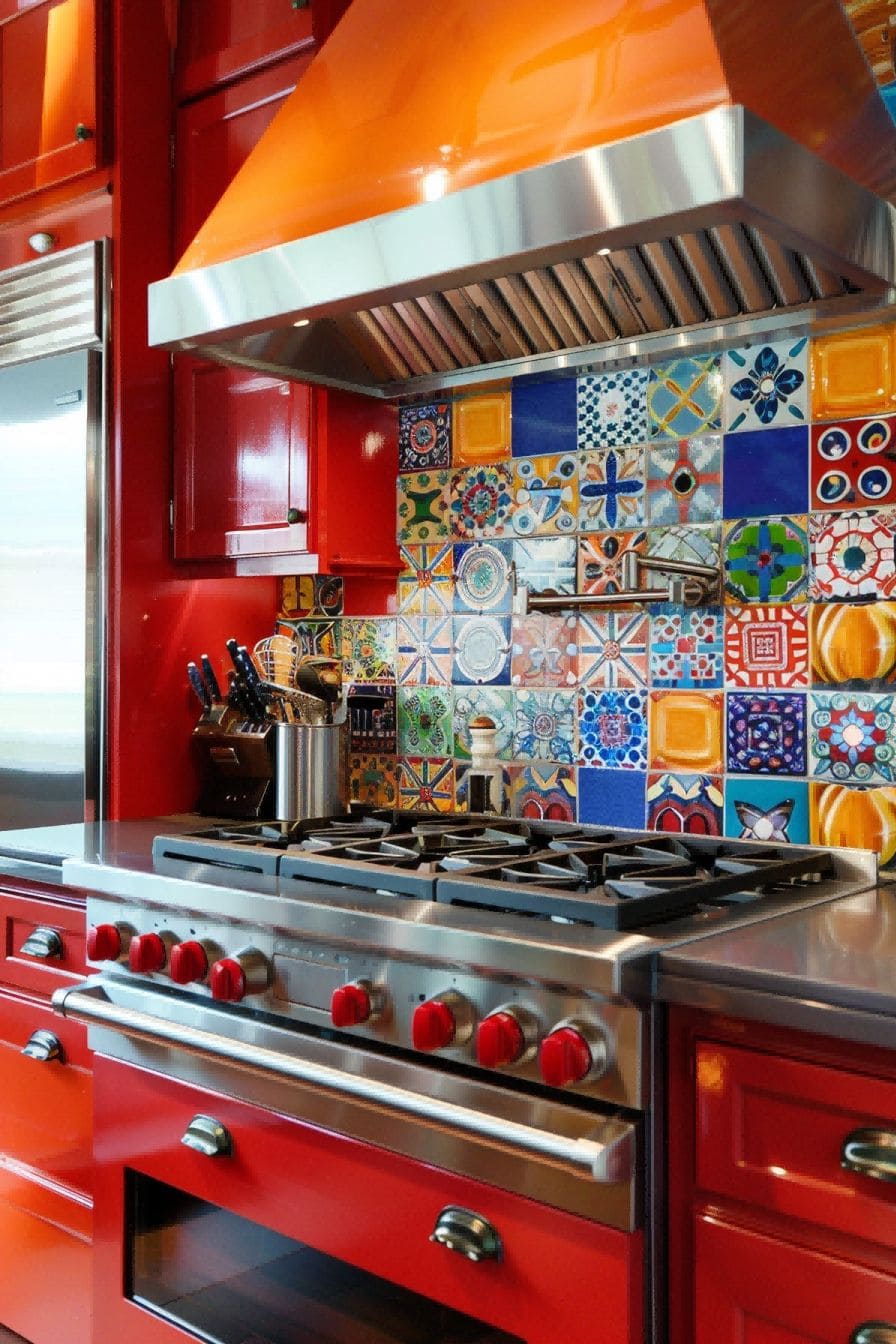 Add color with tiles For Kitchen Color Schemes 1712891280 1