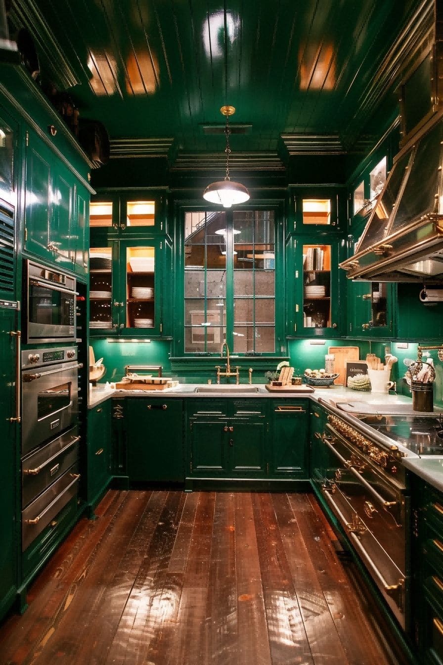 Be cocooned in an emerald green kitchen For Kitchen C 1712892567 3