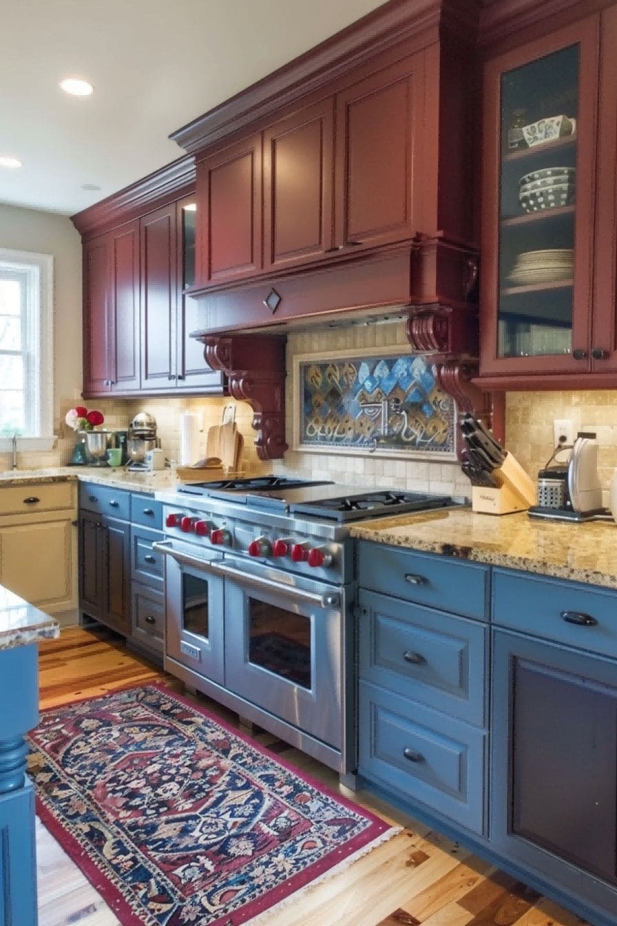 Blue and Maroon For Kitchen Color Schemes 1712894248 3