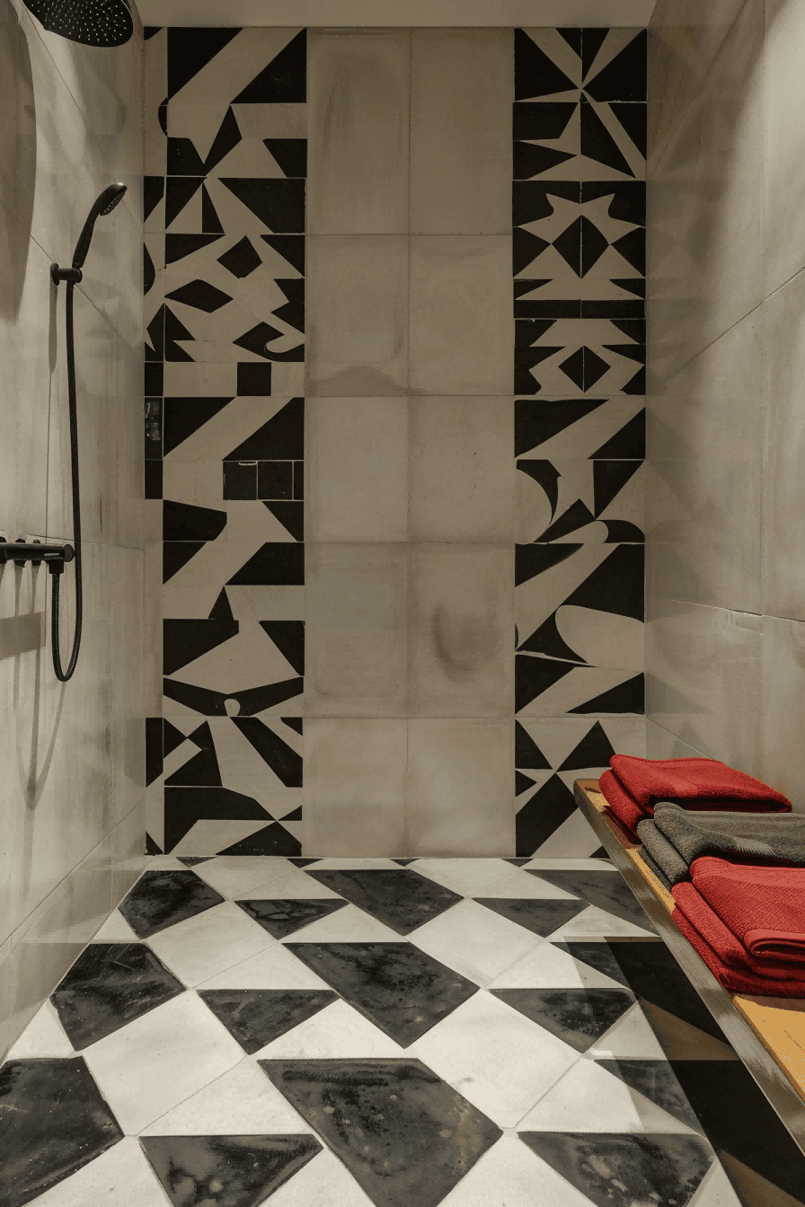 Bold and Graphic Geometric Patterns For Bathroom Tile 1714050711 2