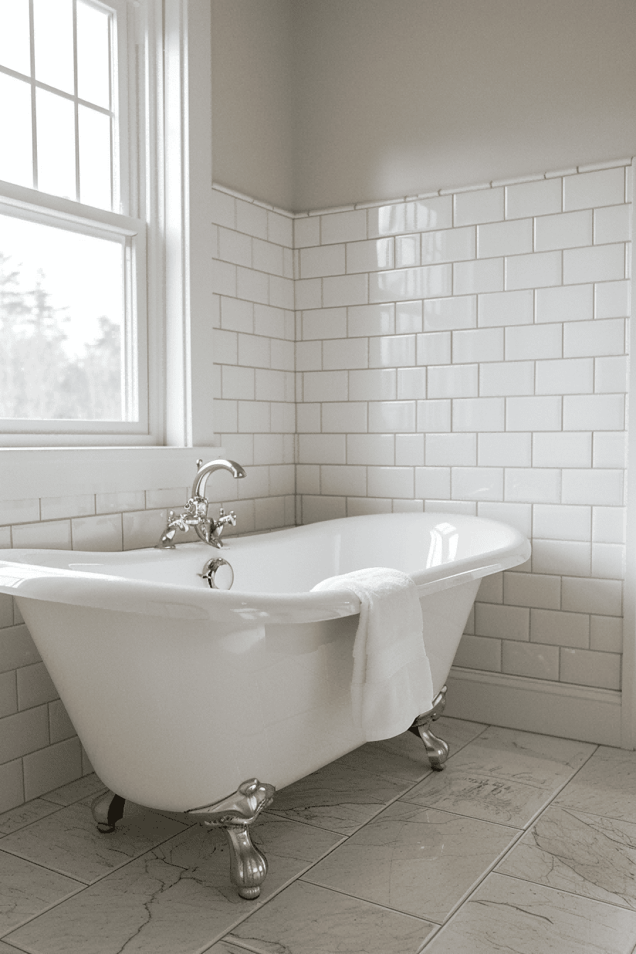 Classic and Classy White Subway Tile For Bathroom Til 1714053721 3
