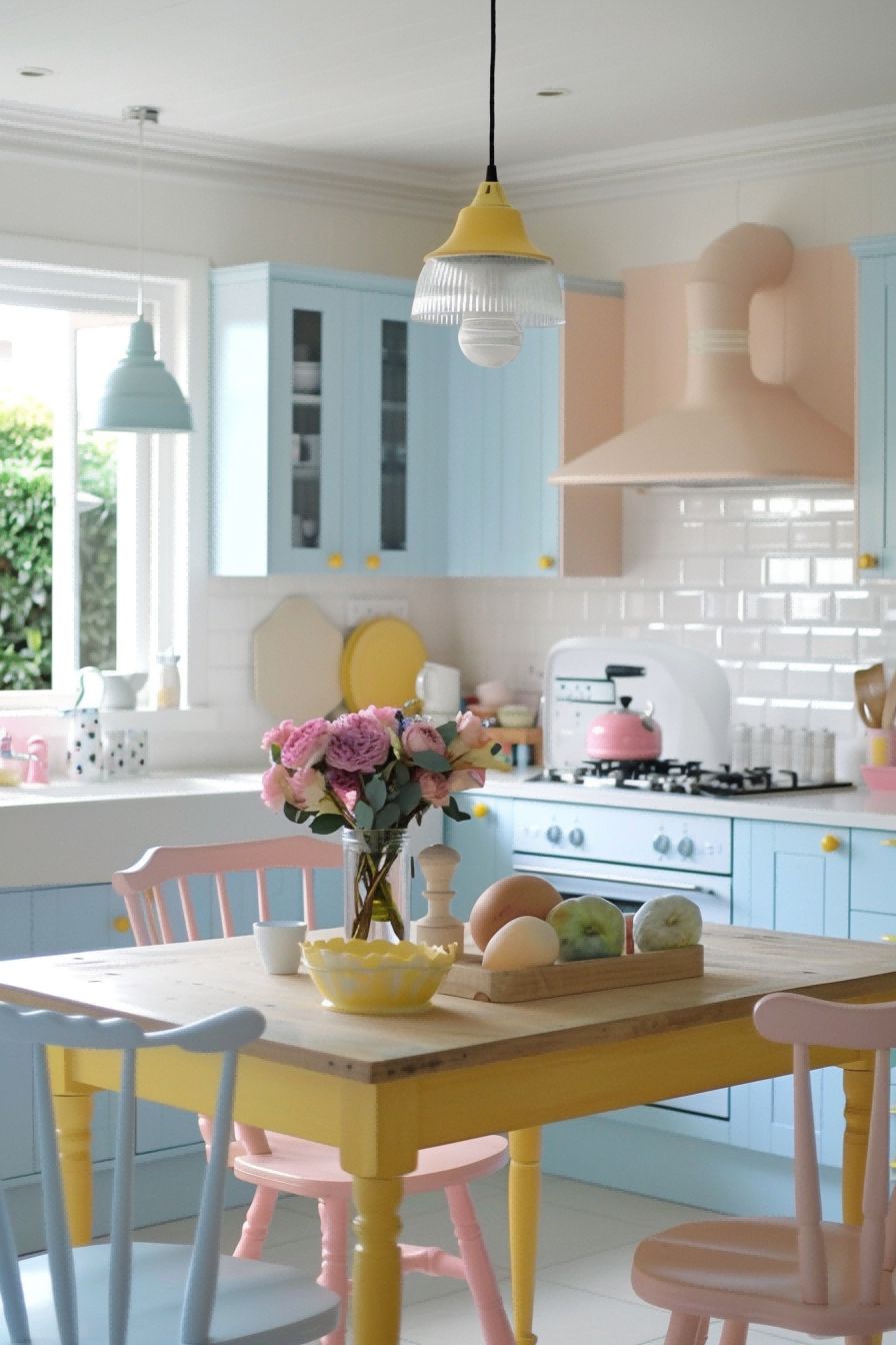 Creamy Yellow Ice Blue Pastel Pink For Kitchen Colo 1712889217 4