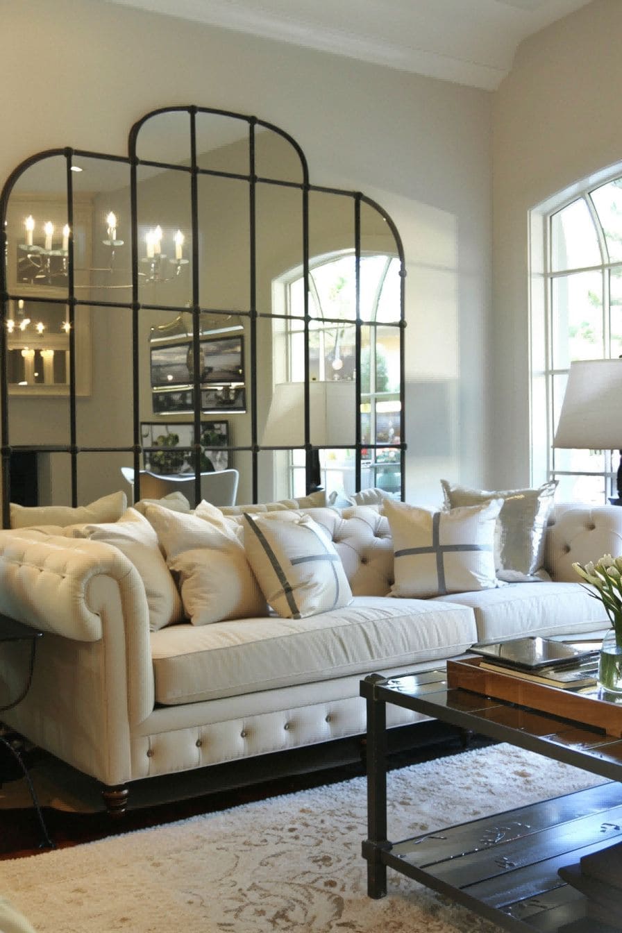 Go Big With Window Pane Mirrors For Living Room Decor 1712916920 1
