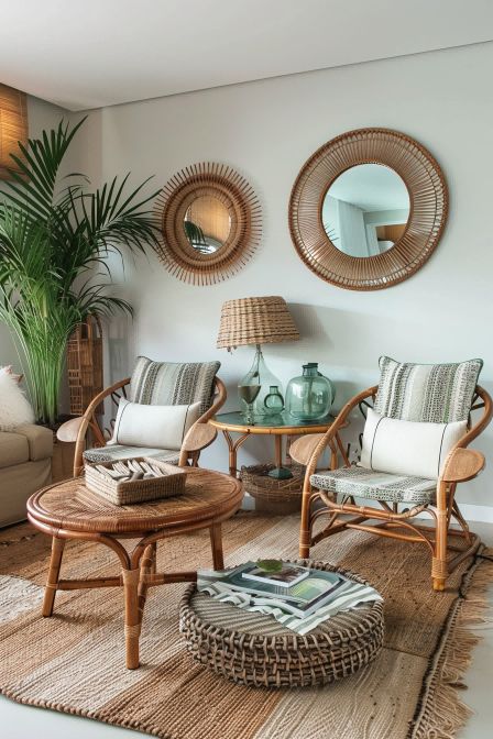 Go Bohemian With Rattan For Living Room Decorating Id 1712916228 2