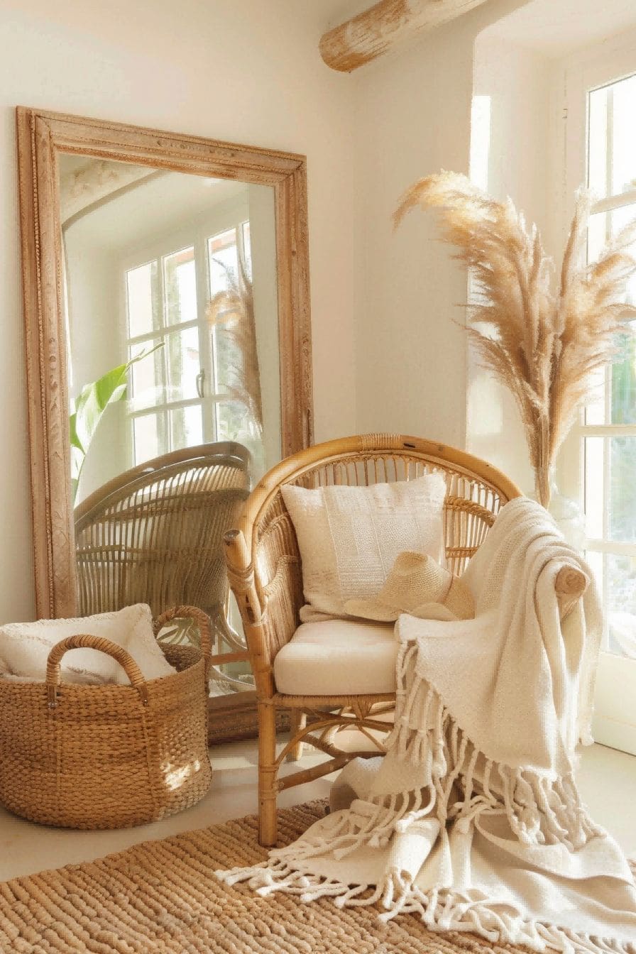 Go Bohemian With Rattan For Living Room Decorating Id 1712916228 4