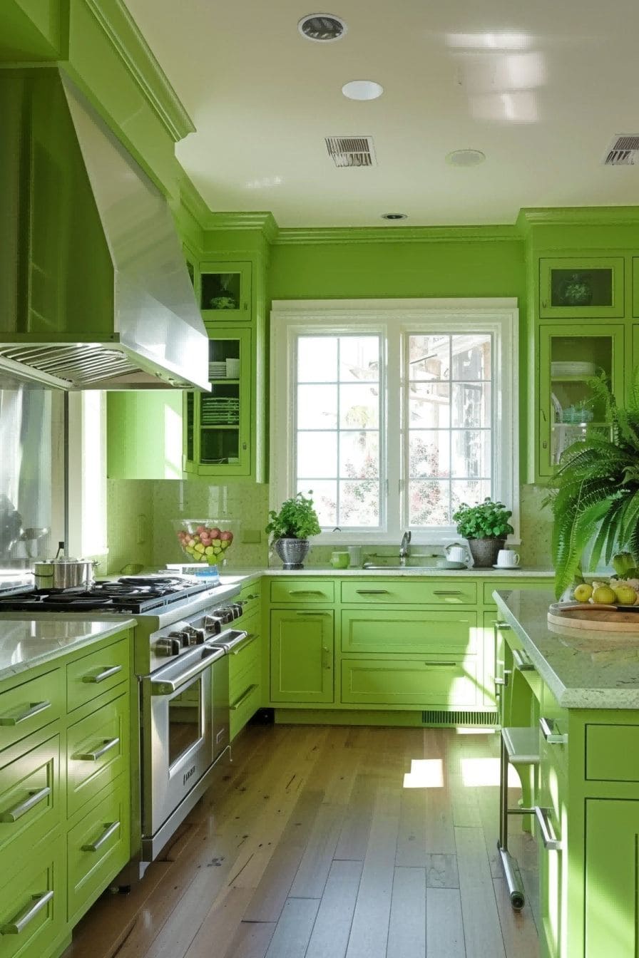 Go for green in your kitchen For Kitchen Color Scheme 1712891101 1