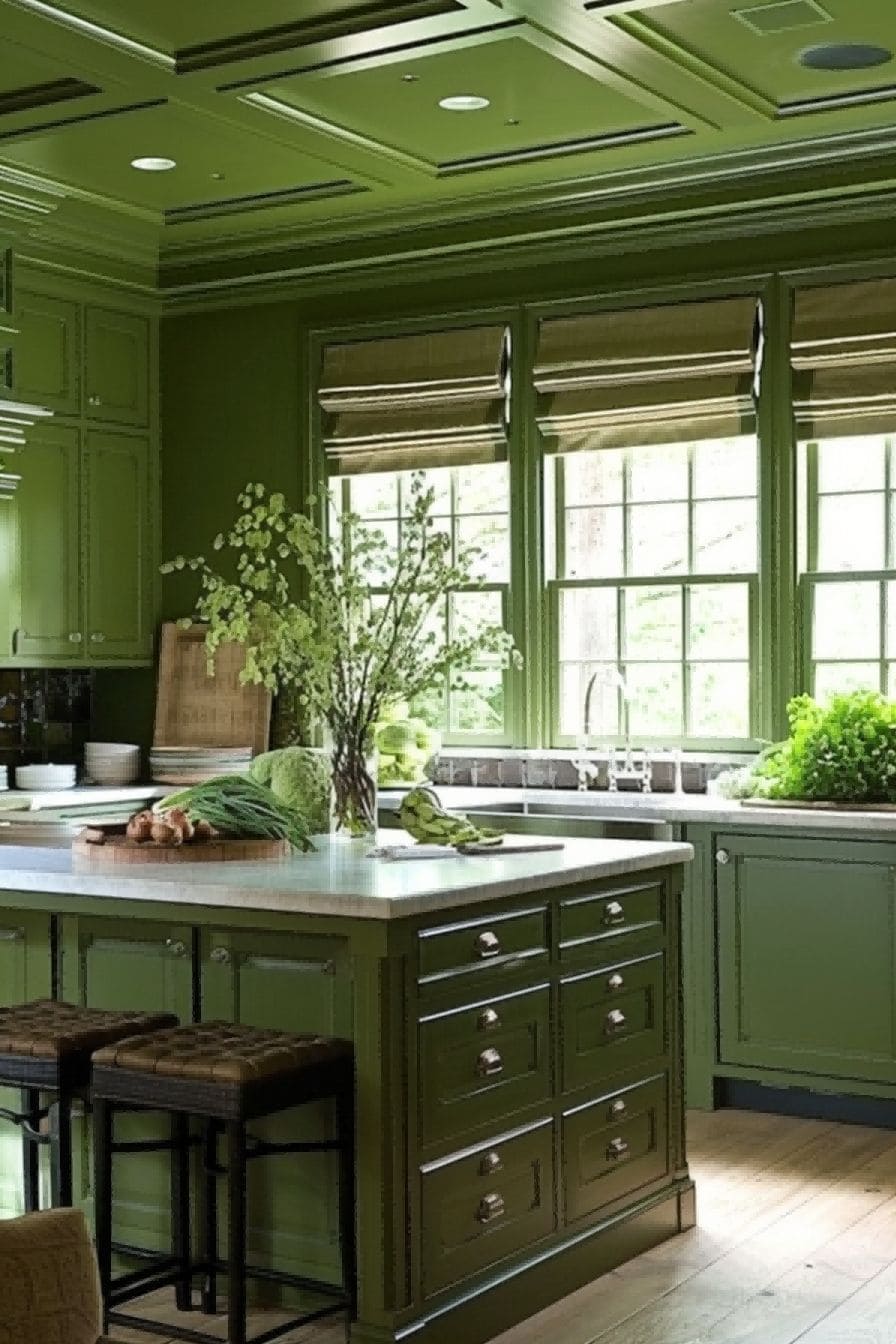Go for green in your kitchen For Kitchen Color Scheme 1712891101 2