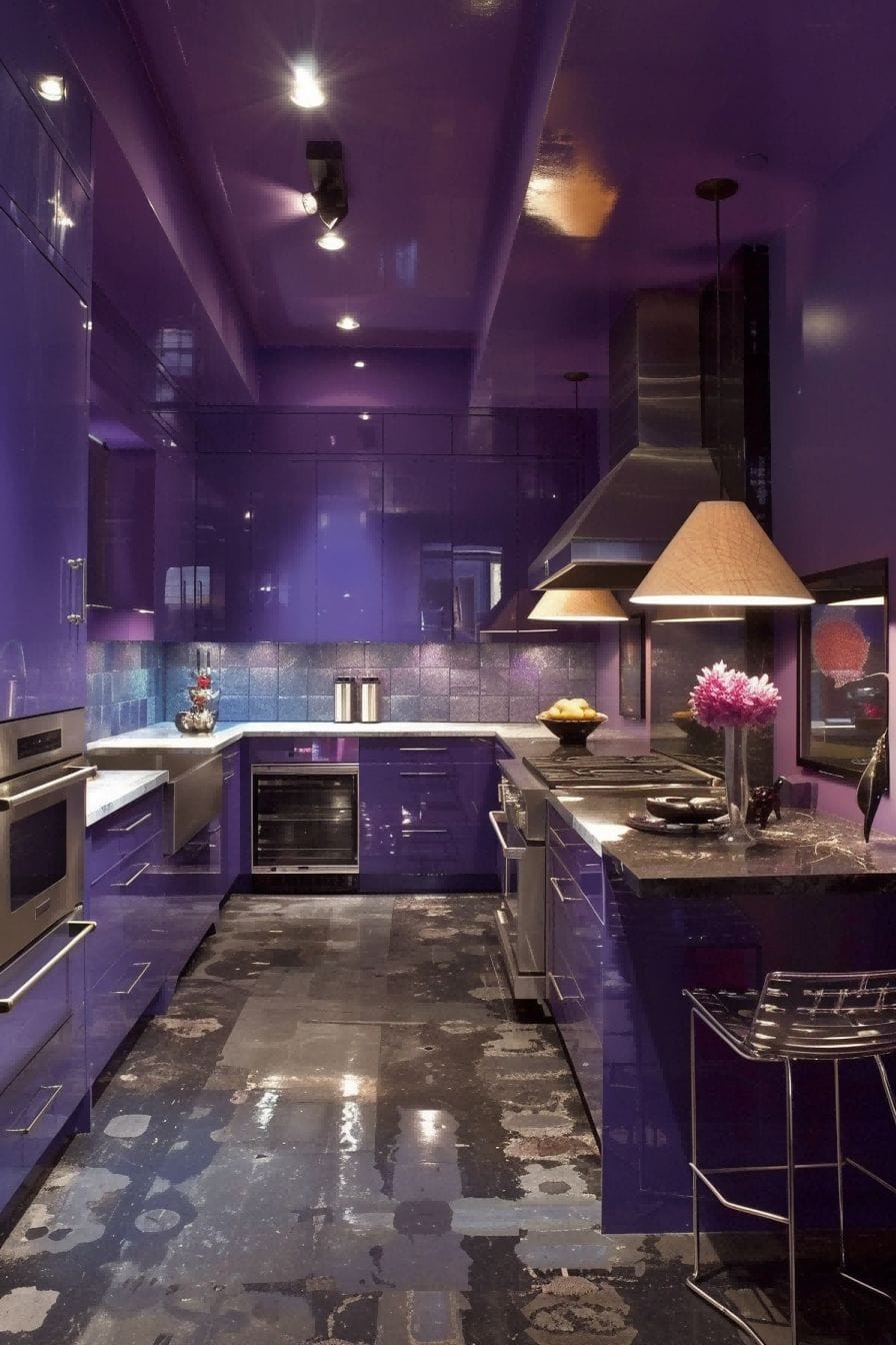 Have one statement wall For Kitchen Color Schemes 1712890732 3