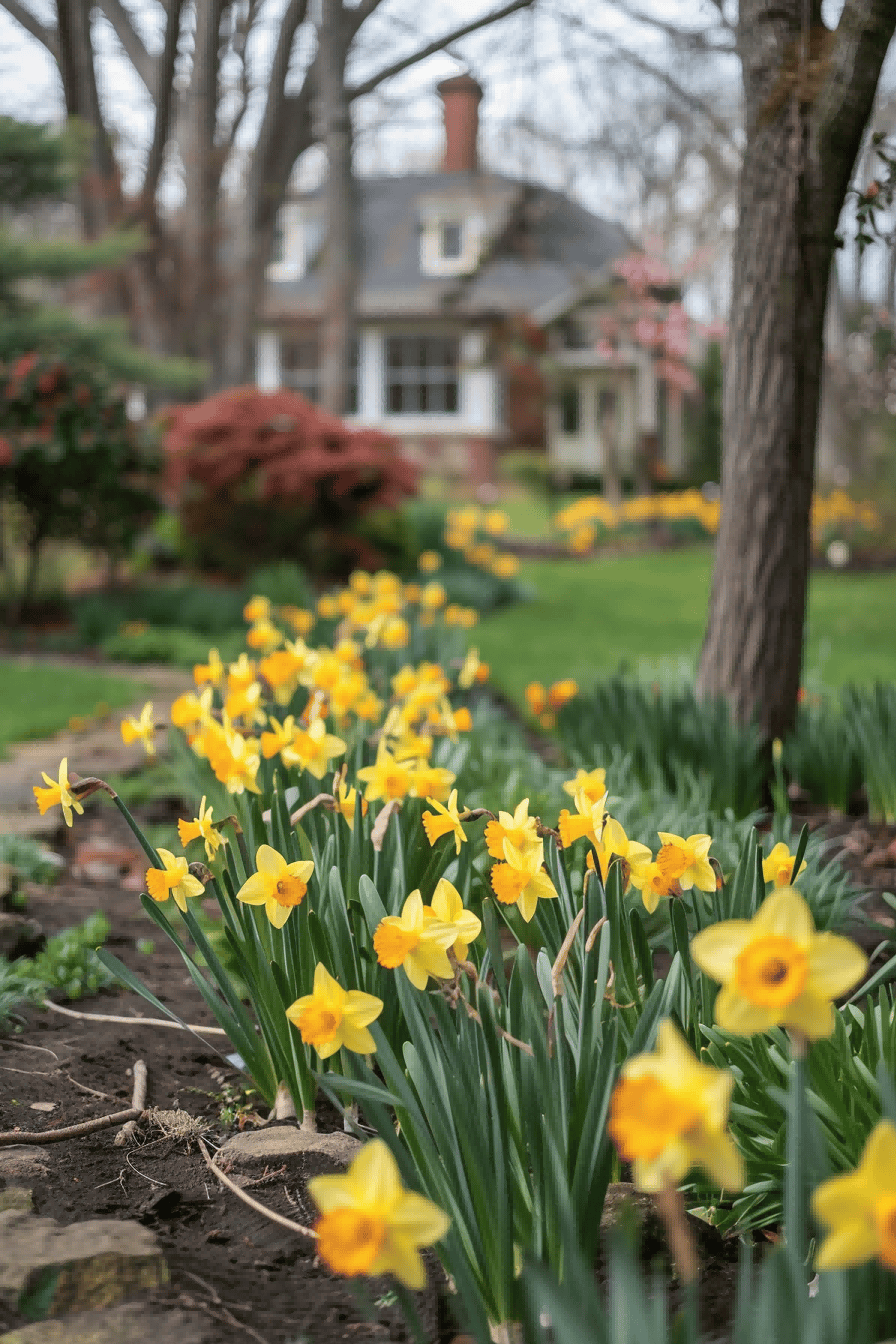 It Starts with Daffodils For Flower Bed Ideas 1714019007 3