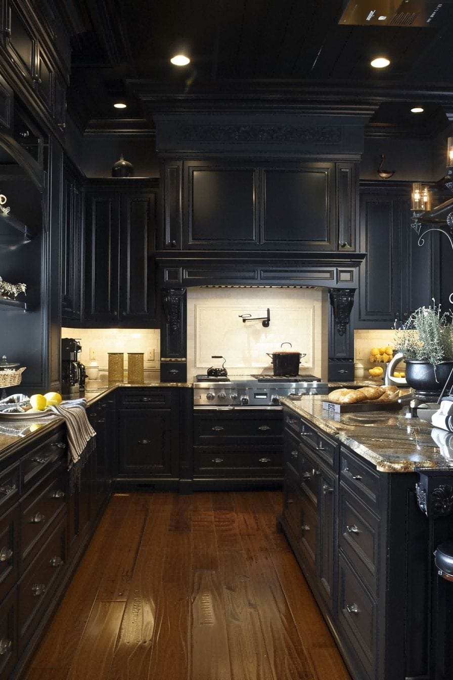Join the dark side For Kitchen Color Schemes 1712890909 3