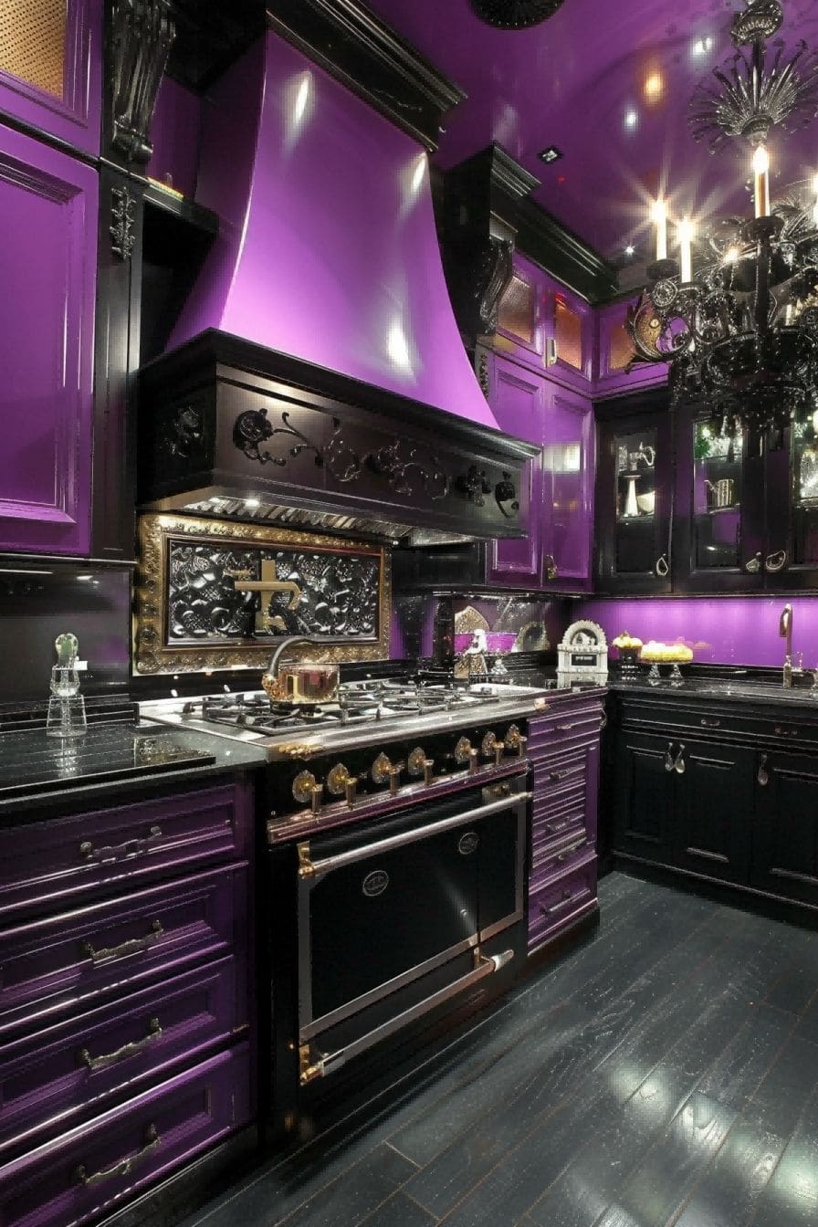 Lavender and Black For Kitchen Color Schemes 1712894666 4