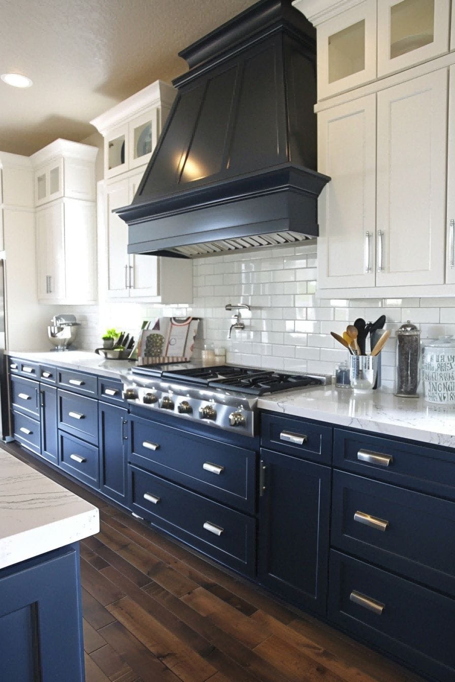 Navy Blue and White For Kitchen Color Schemes 1712894797 2