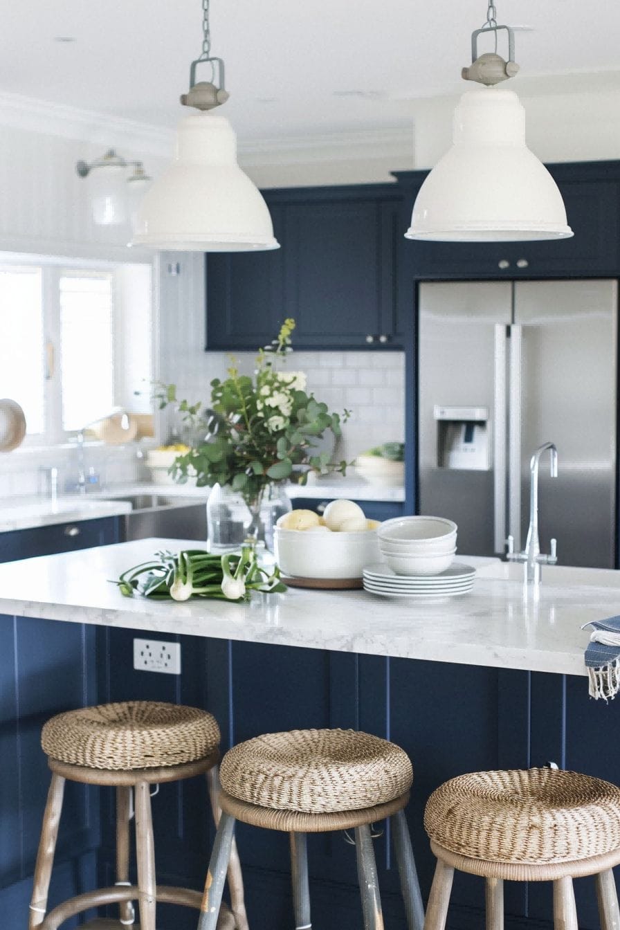 Navy Blue and White For Kitchen Color Schemes 1712894797 3