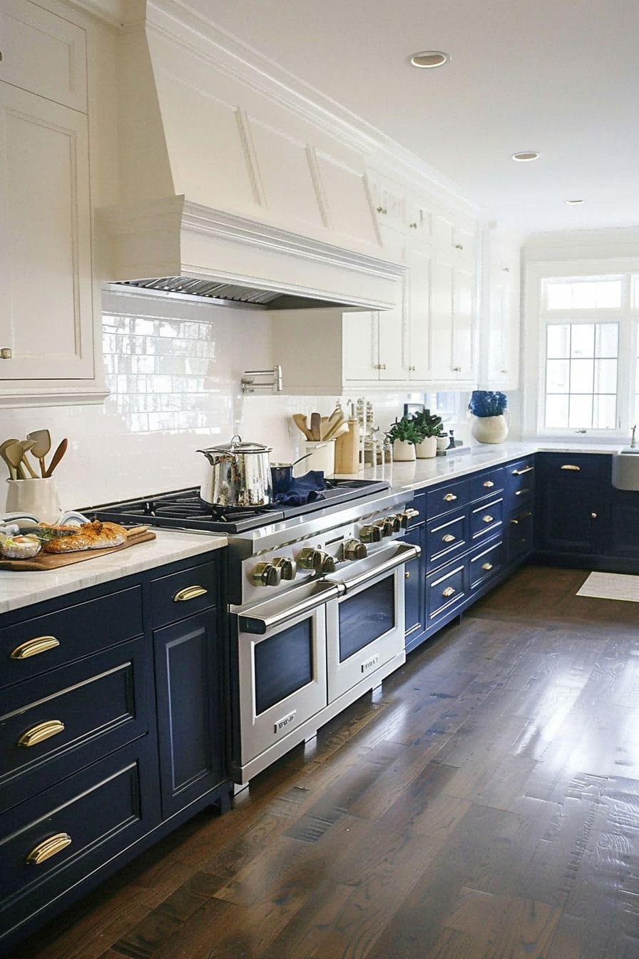 Navy Blue and White For Kitchen Color Schemes 1712894797 4