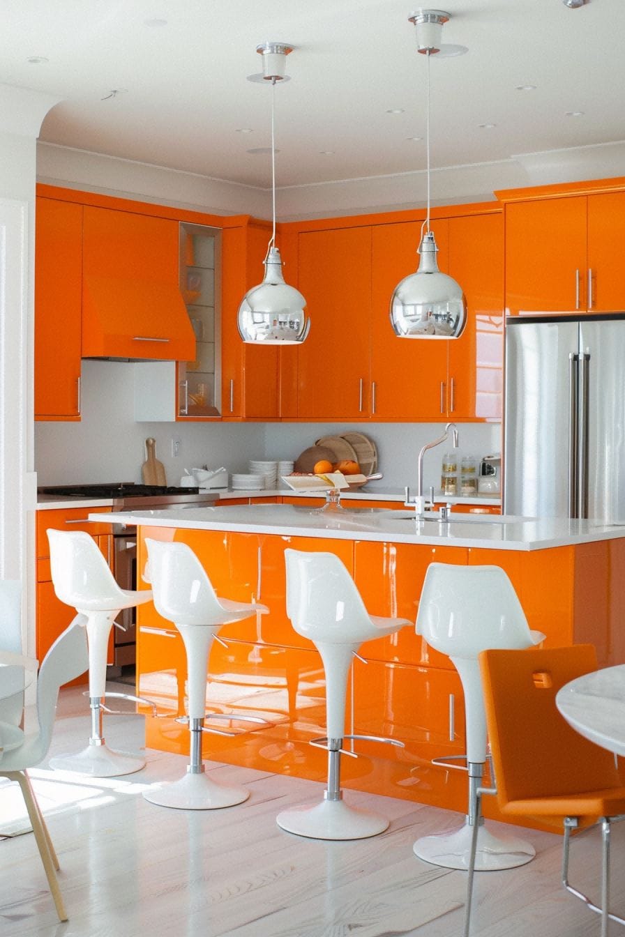 Orange and White For Kitchen Color Schemes 1712894859 3