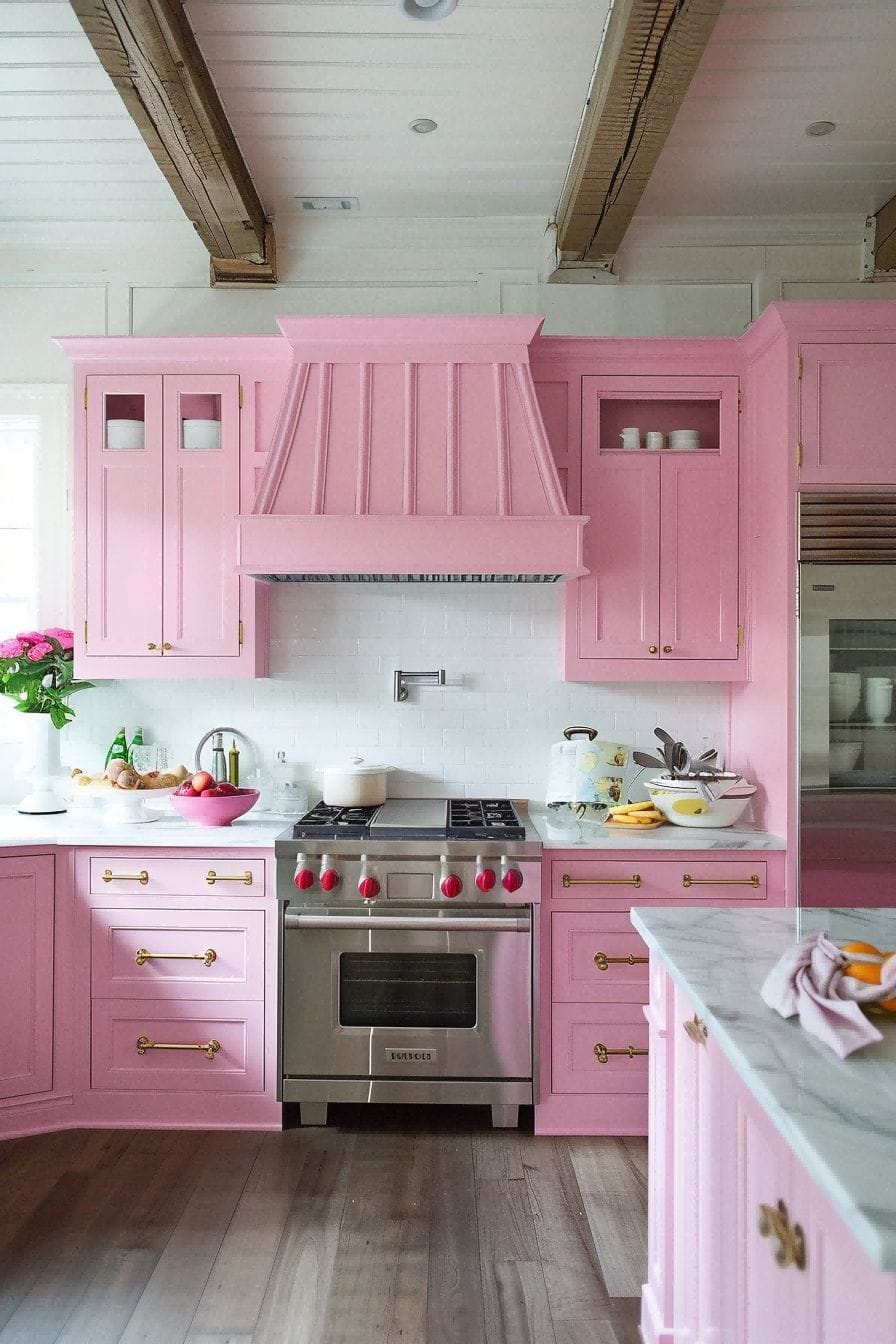 Paint in a pink palette For Kitchen Color Schemes 1712891469 2