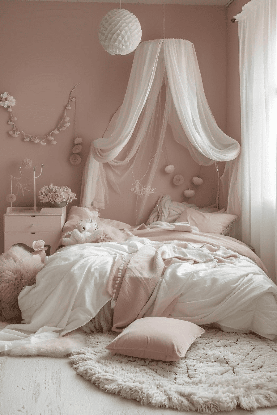 Pink and Ethereal For Girls Bedroom Decor Ideas 1713870304 4
