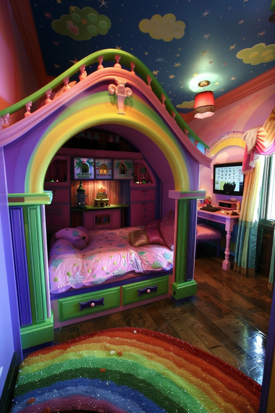 Rainbow Room For Girls Bedroom Decor Ideas 1713870726 1