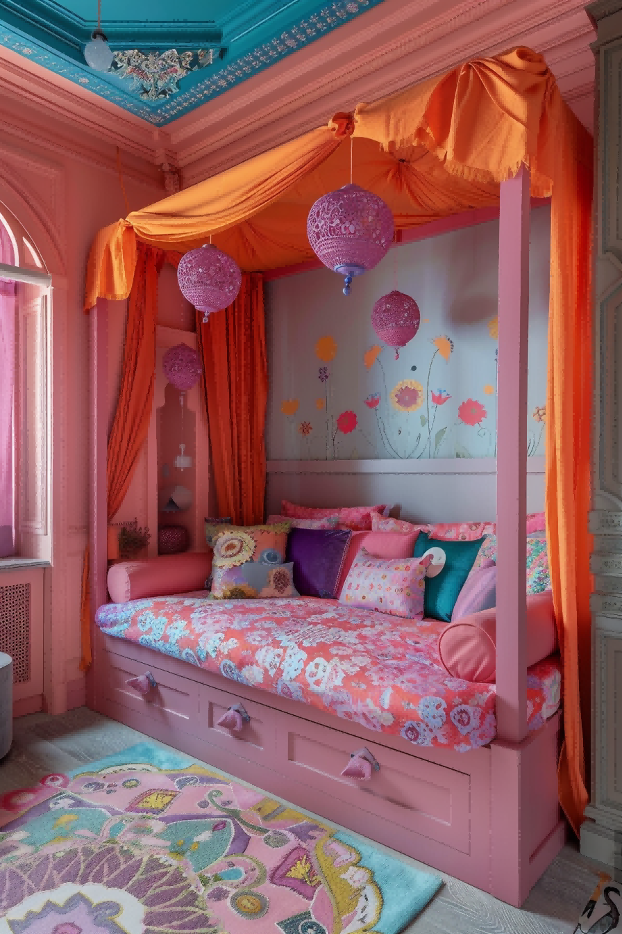 Statement Bed For Girls Bedroom Decor Ideas 1713870415 4