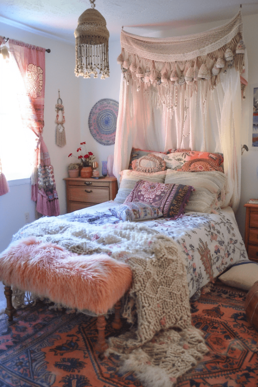 Sweet Boho Design For Girls Bedroom Decor Ideas 1713869486 2