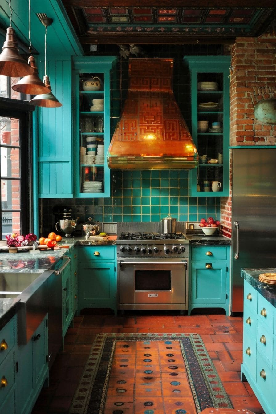 Teal and Gold For Kitchen Color Schemes 1712894369 2