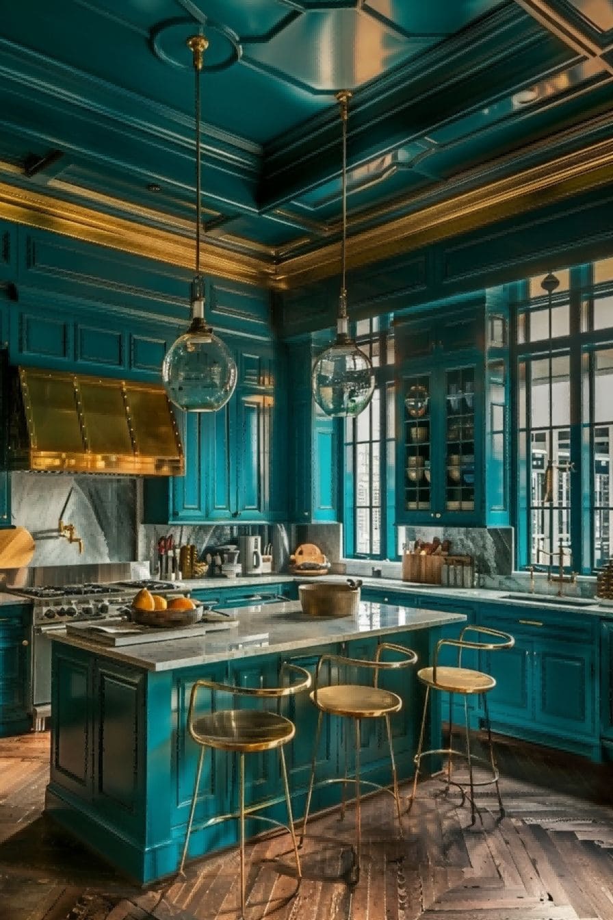Teal and Gold For Kitchen Color Schemes 1712894369 3
