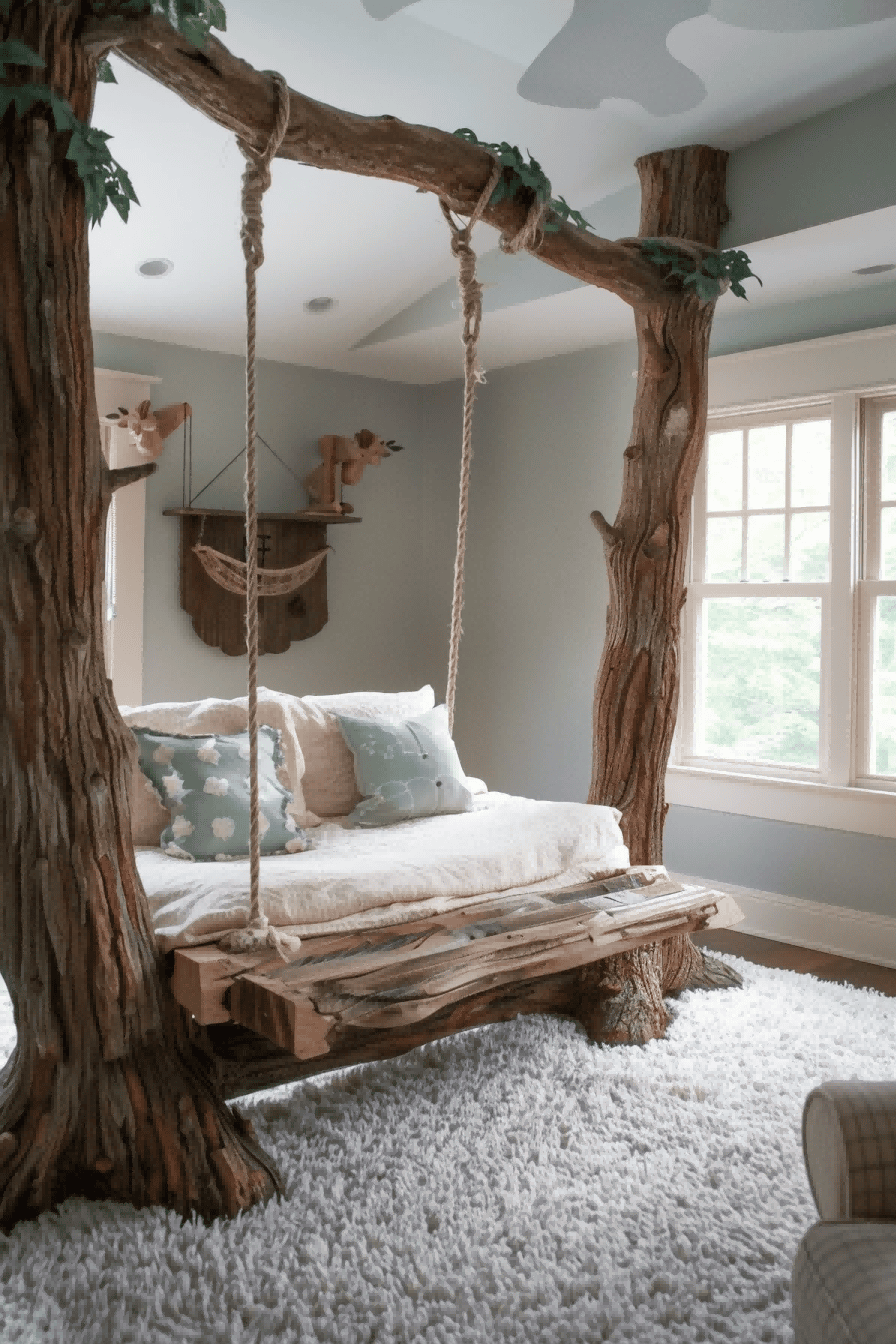 Treehouse Swing For Girls Bedroom Decor Ideas 1713868750 3