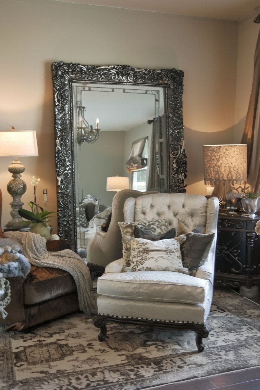 Try a Double Border Mirror For Living Room Decorating 1712916503 2