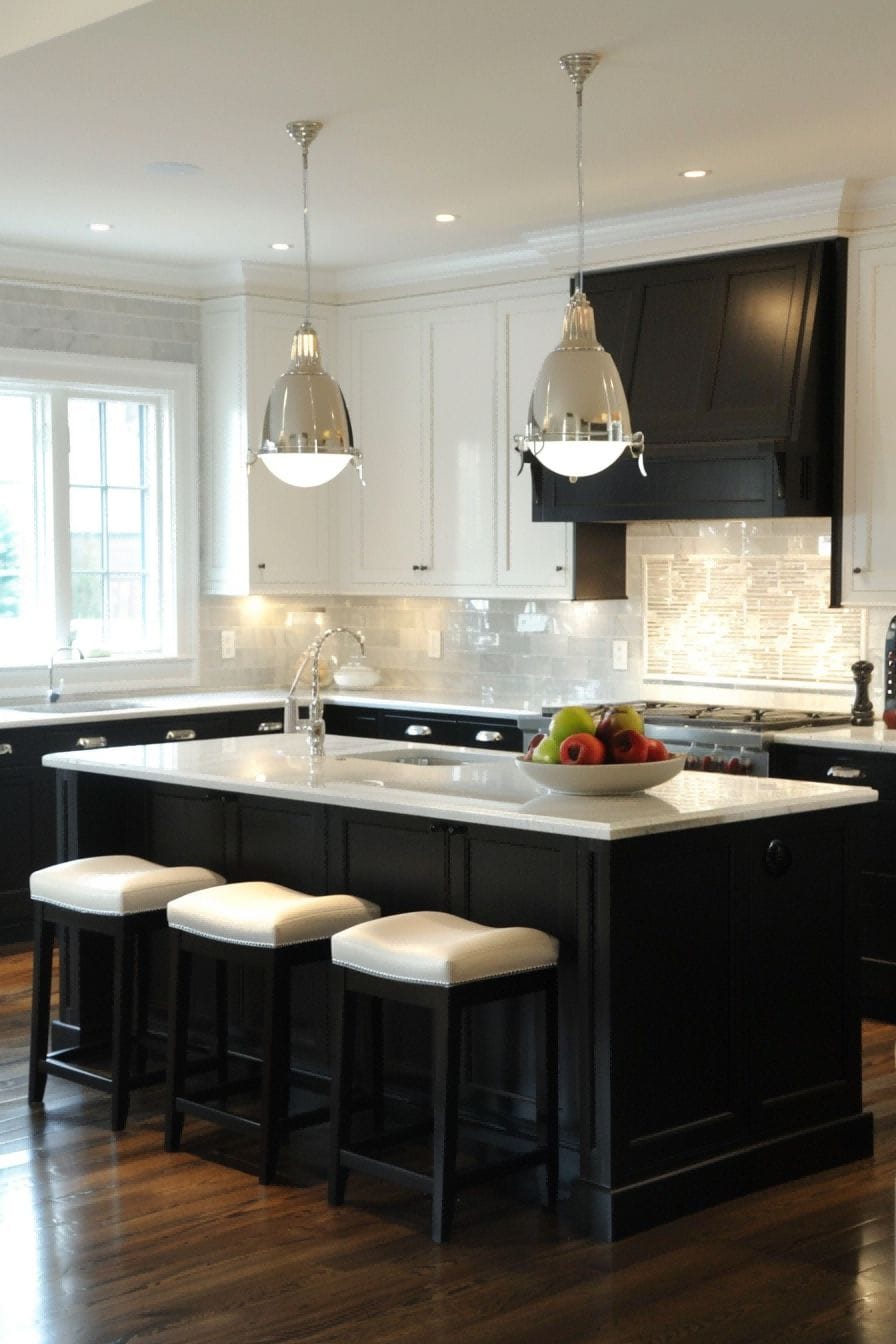 White Oak and Black For Kitchen Color Schemes 1712894732 3