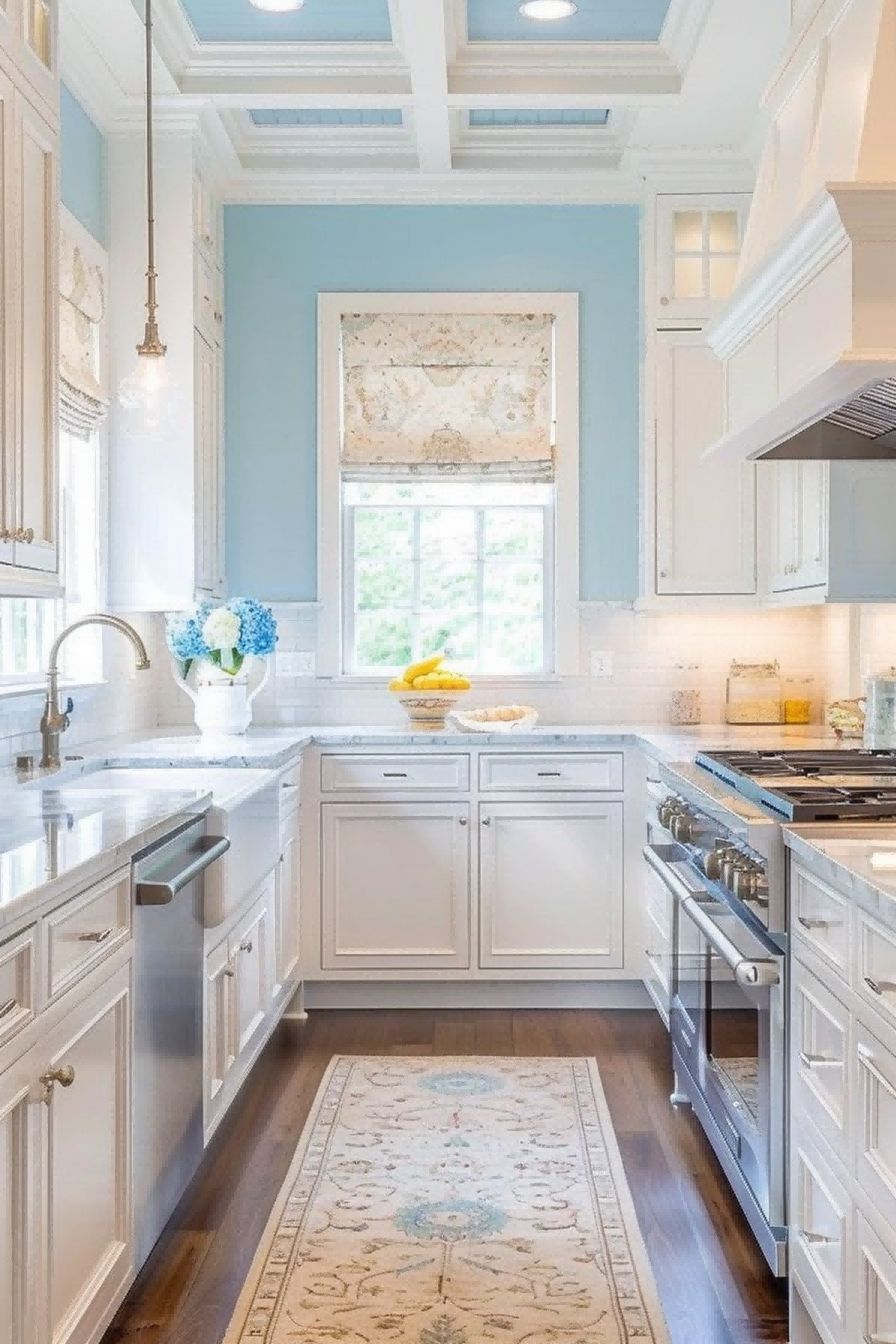 White and Sky Blue For Kitchen Color Schemes 1712894997 2