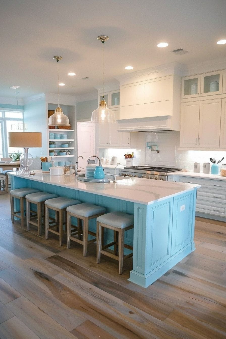 White and Sky Blue For Kitchen Color Schemes 1712894997 4