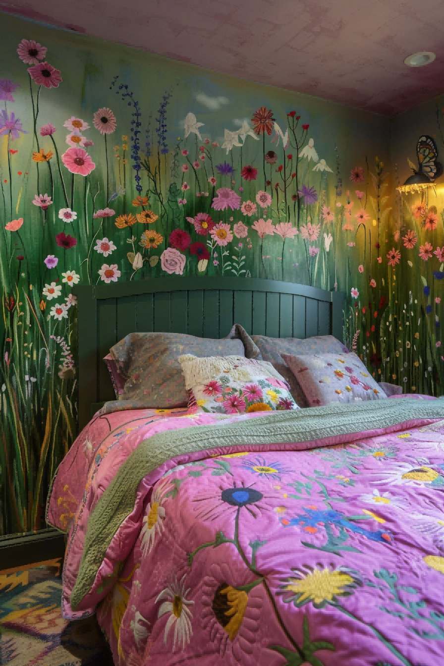 Wildflower Walls For Girls Bedroom Decor Ideas 1713869720 4